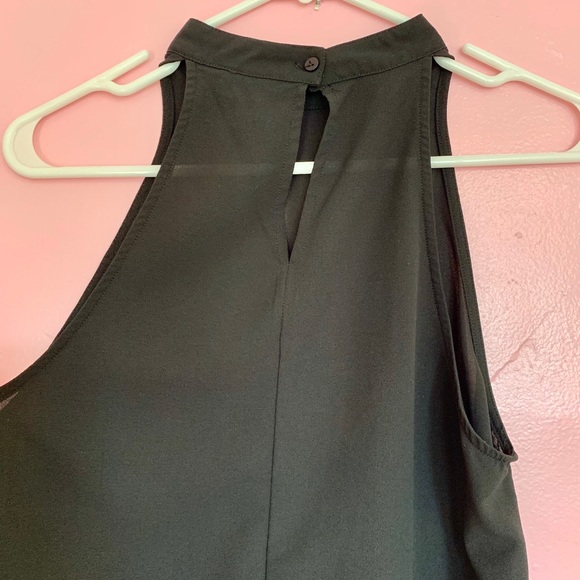 Black halter tank top - Picture 7 of 8